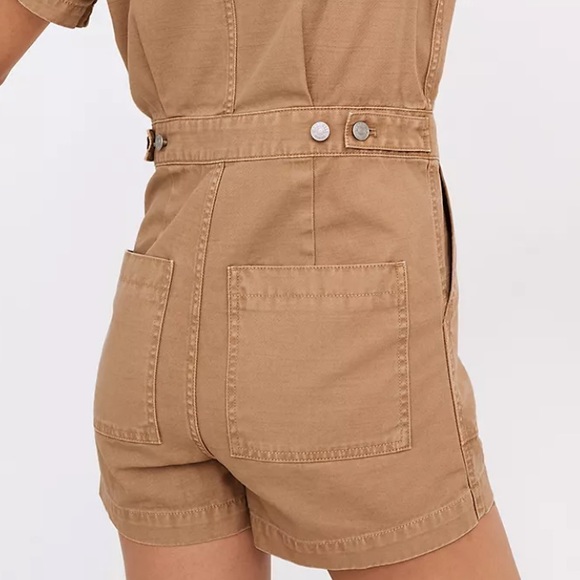 Madewell • Garment-Dyed Coverall Romper - Picture 9 of 9